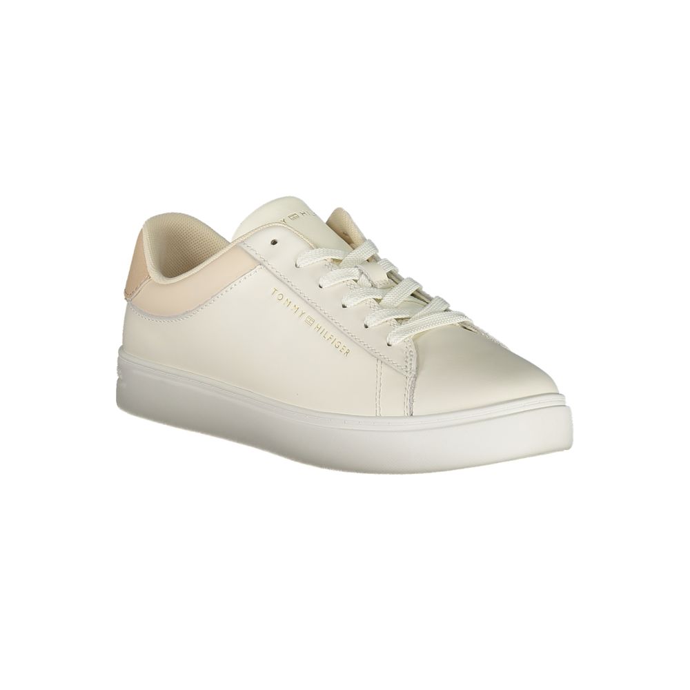 Tommy Hilfiger Beige Polyurethane Women Sneaker - Zeiniez