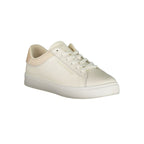 Tommy Hilfiger Beige Polyurethane Women Sneaker - Zeiniez