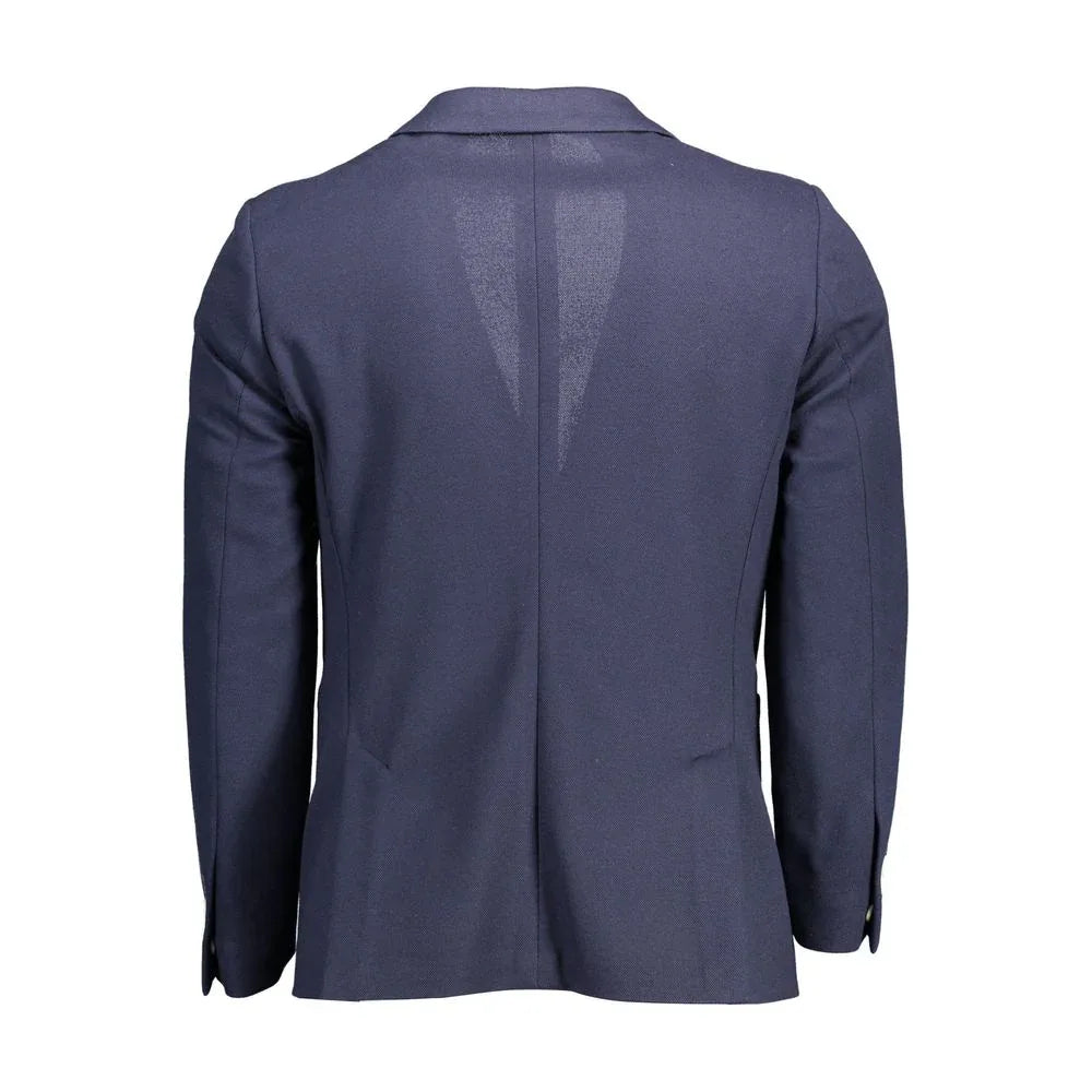 Gant Blu Polyester Men's Jacket - Zeiniez