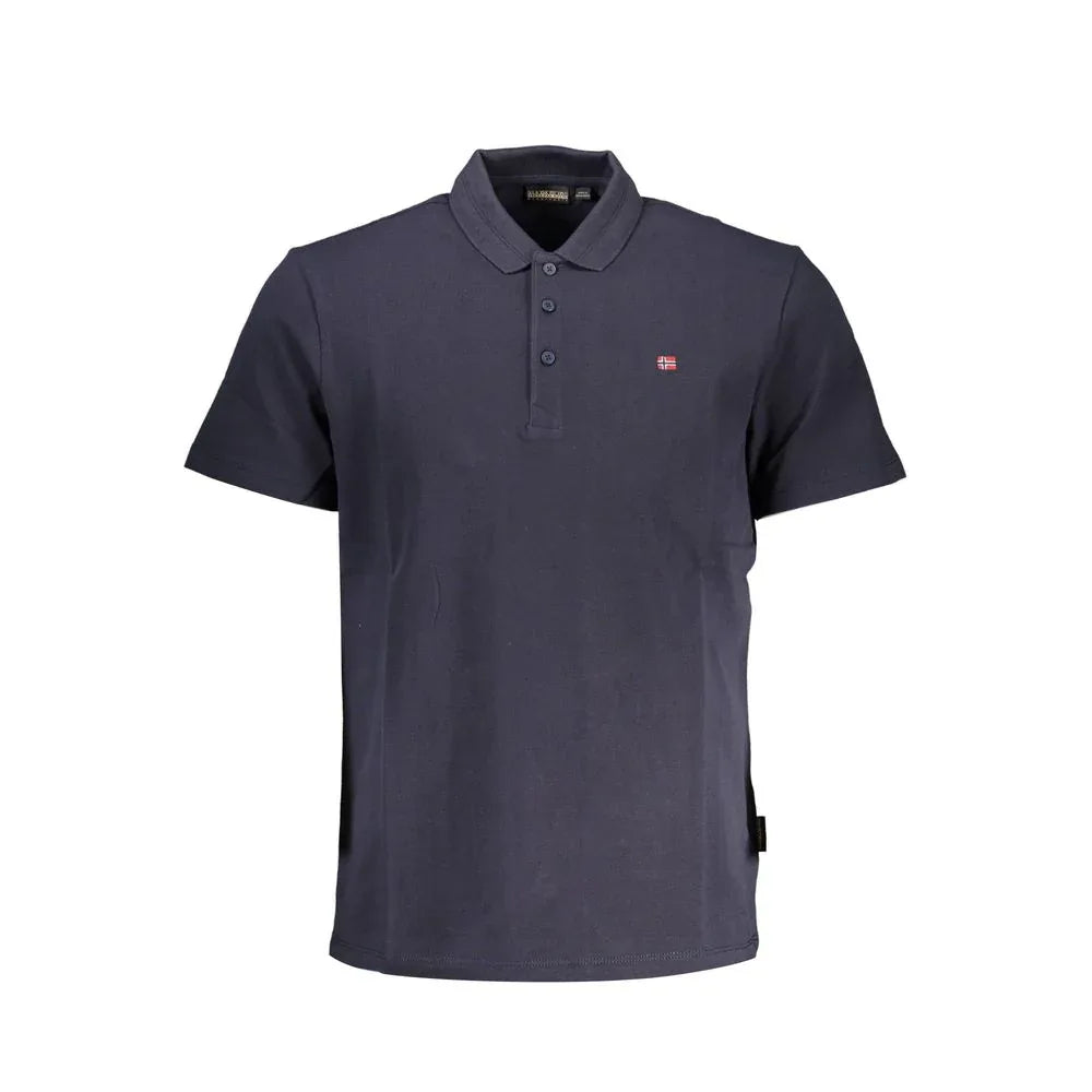 Napapijri Blue Cotton Men's Polo-Shirt - Zeiniez