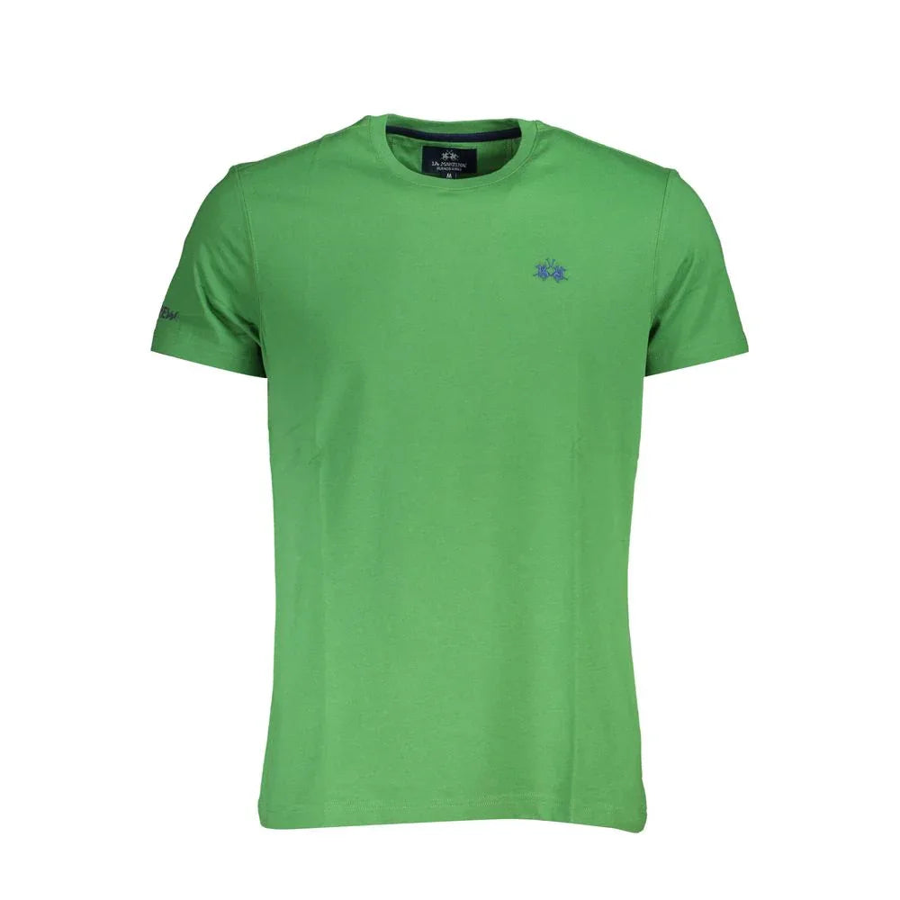 La Martina Verde Cotton Men T-Shirt - Zeiniez