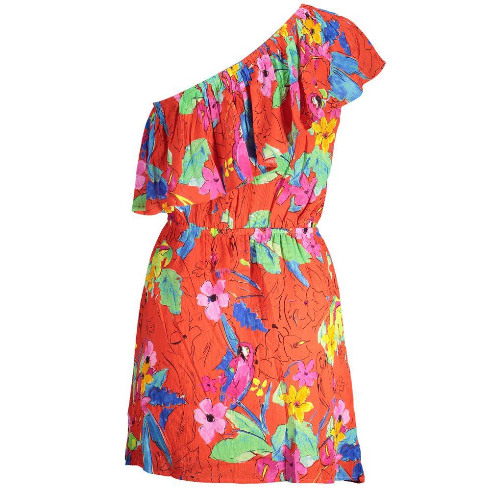 Desigual Red Viscose Women Dress - Zeiniez