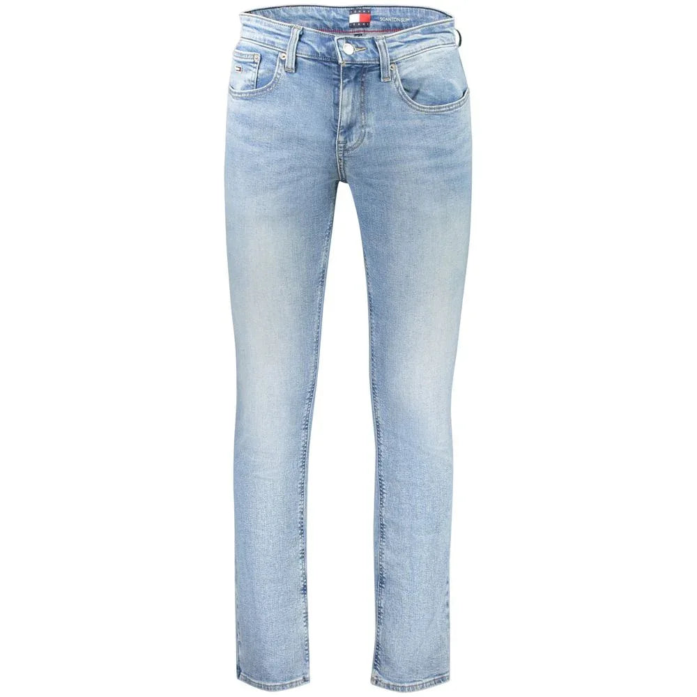 Tommy Hilfiger Azzurro Cotton Men's Jean - Zeiniez