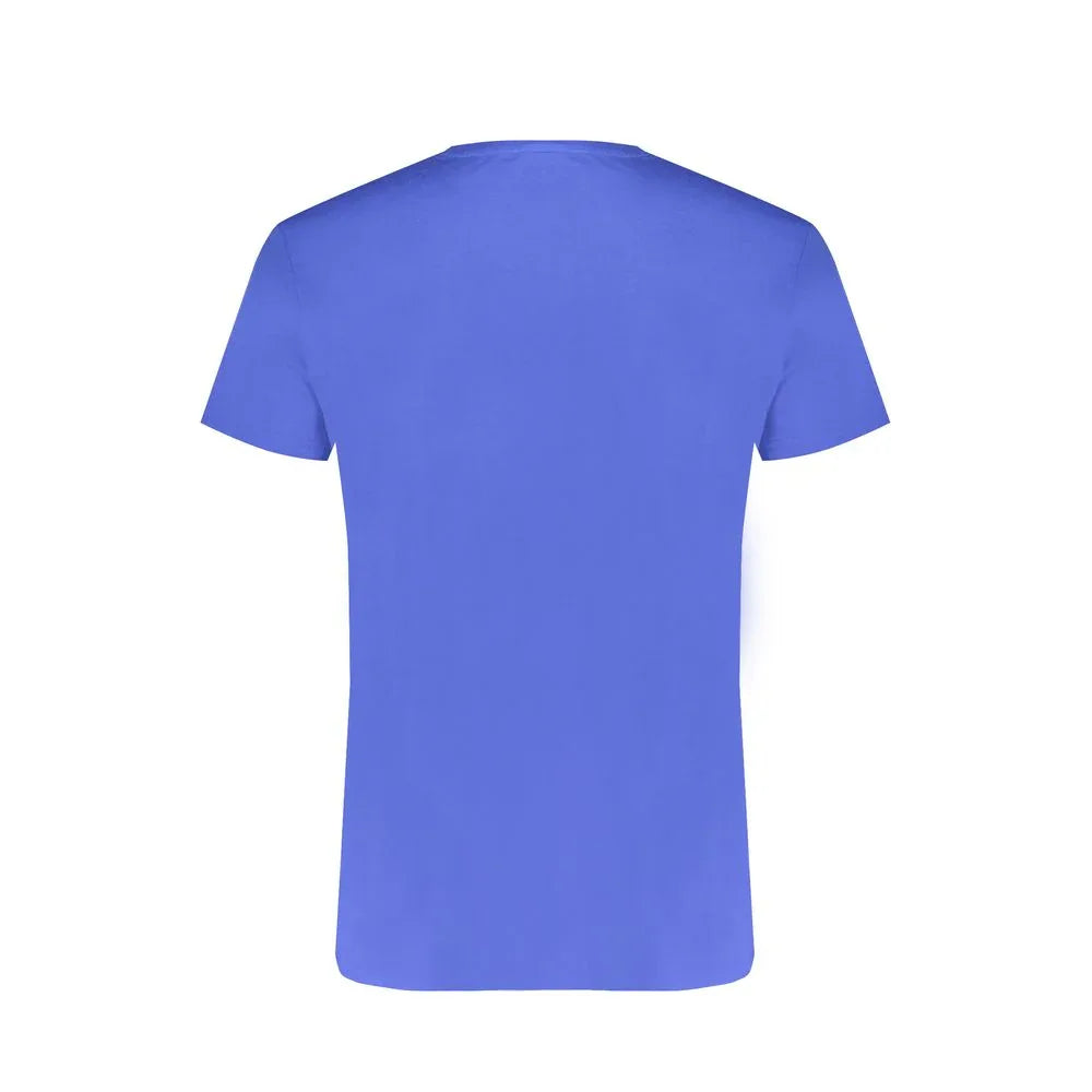 Trussardi Blue Cotton Men T-Shirt - Zeiniez