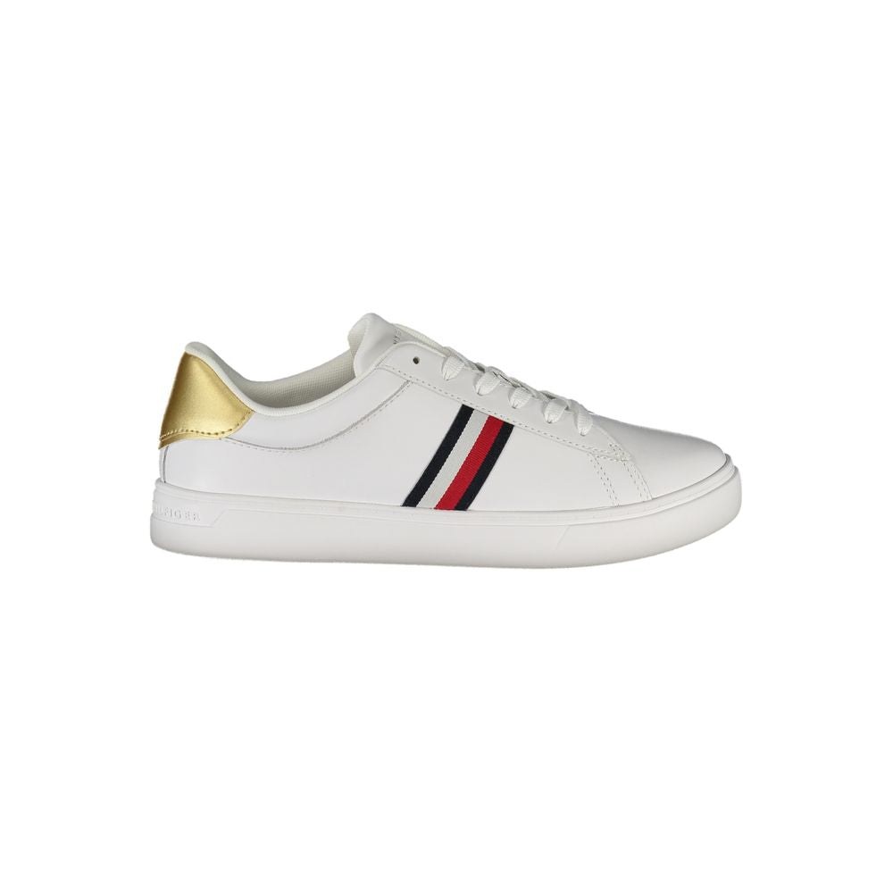 Tommy Hilfiger Bianco Polyurethane Women Sneaker - Zeiniez