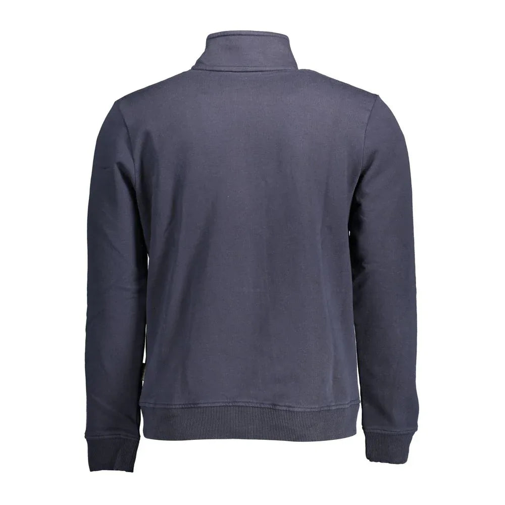 Napapijri Blue Cotton Men Sweater - Zeiniez
