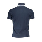 La Martina Blue Cotton Men's Polo Shirt - Zeiniez