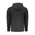 Calvin Klein Black Cotton Men Sweater with Hood and Central Pockets - Zeiniez