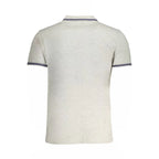 Cavalli Class Grigio Cotton Men Polo Shirt - Zeiniez