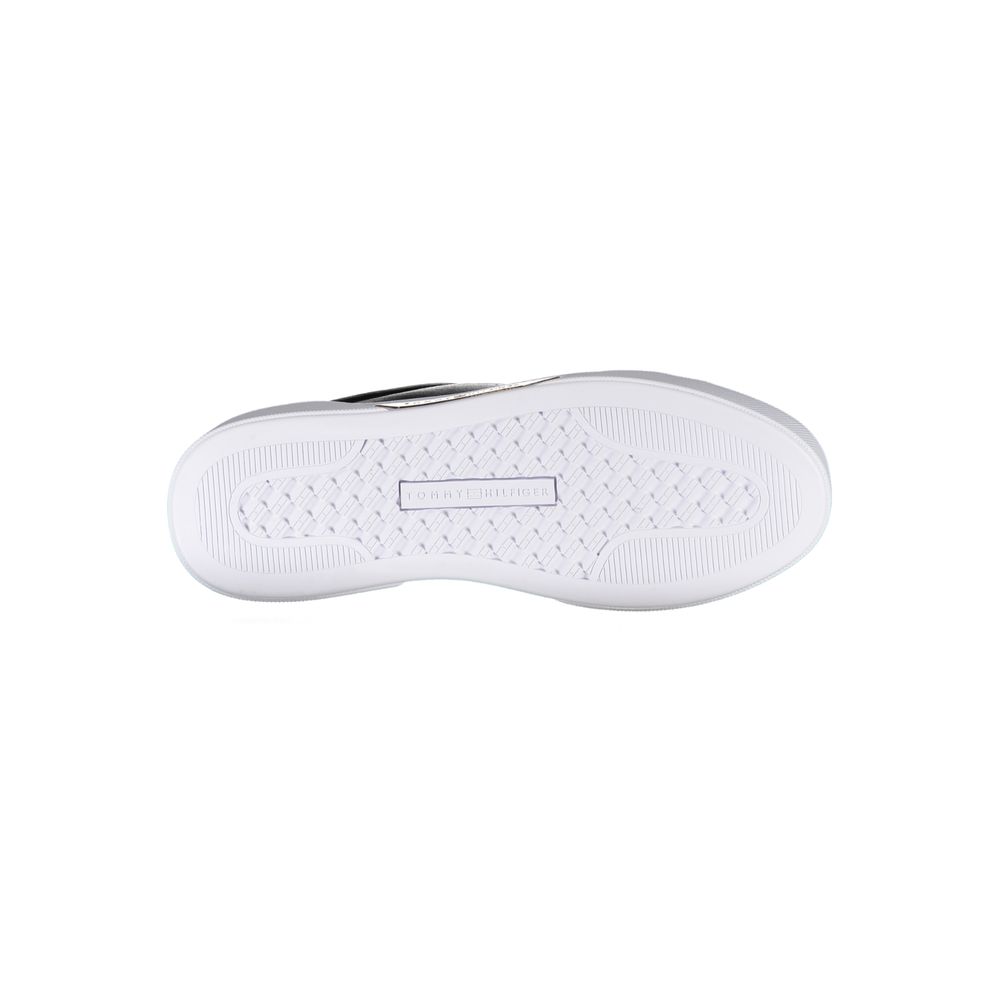 Tommy Hilfiger Black Leather Women Sneaker - Zeiniez