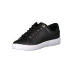 Tommy Hilfiger Black Leather Women Sneaker - Zeiniez