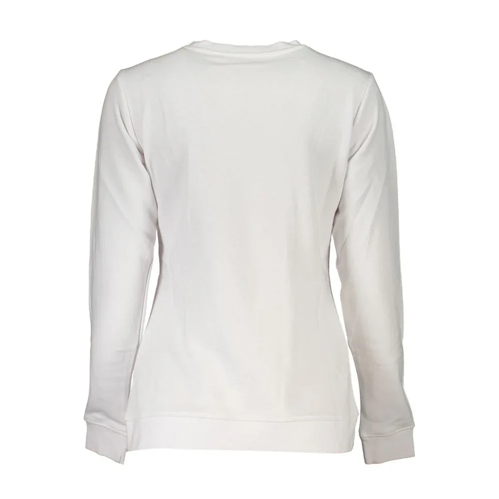 Cavalli Class White Cotton Women Sweatshirt - Zeiniez
