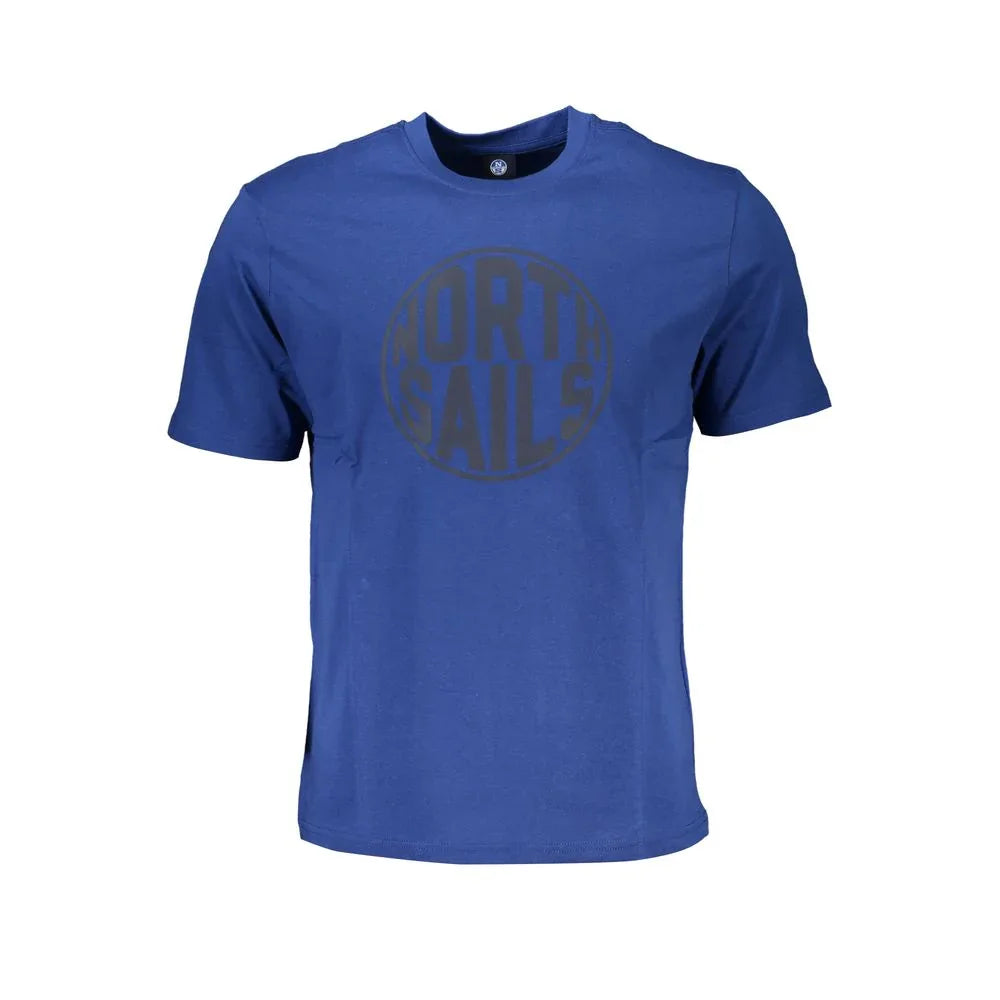 North Sails Blue Cotton Men's T-Shirt - Zeiniez