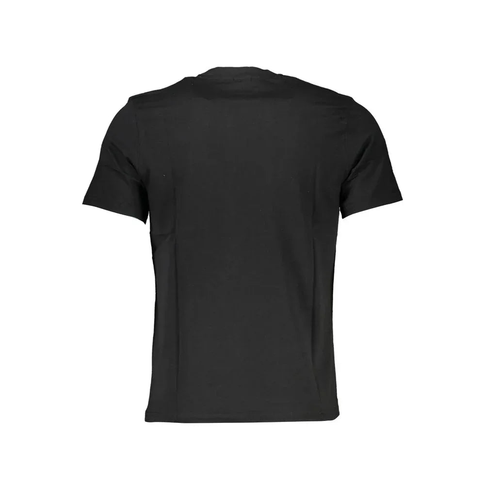 North Sails Black Cotton Men T-Shirt - Zeiniez