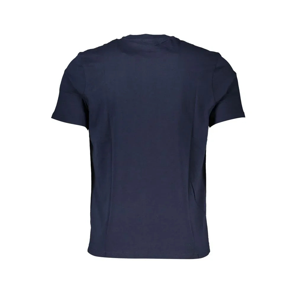 North Sails Blu Cotton Men T-Shirt - Zeiniez