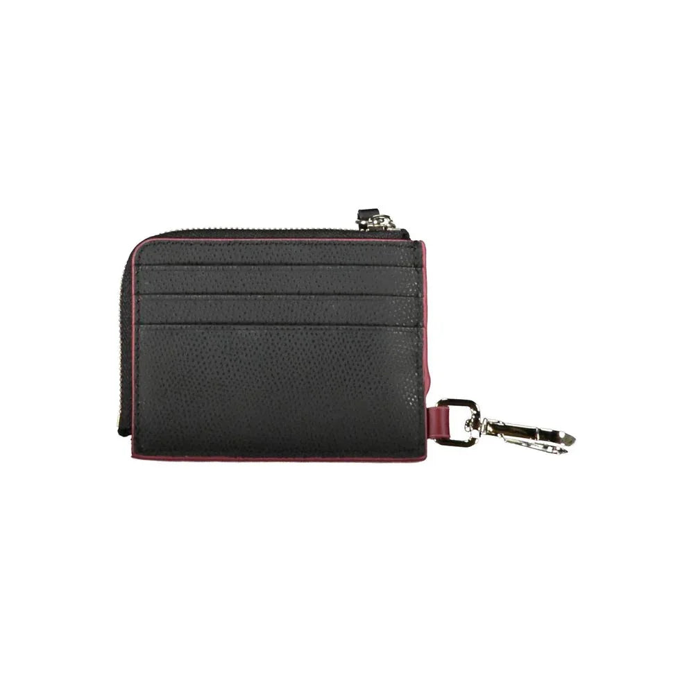 Tommy Hilfiger Black Leather Men Wallet Holder - Zeiniez