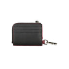 Tommy Hilfiger Black Leather Men Wallet Holder - Zeiniez