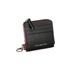Tommy Hilfiger Black Leather Men Wallet Holder - Zeiniez