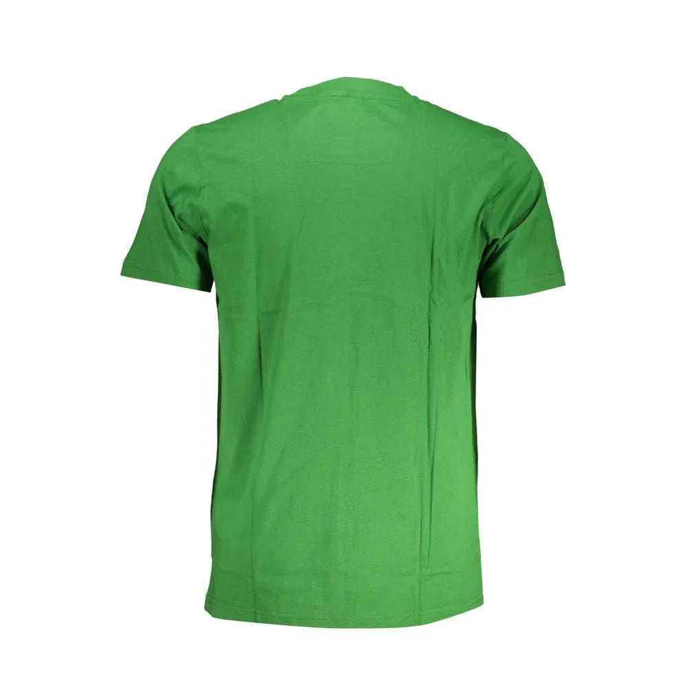 Cavalli Class Verde Cotton Men T-Shirt - Zeiniez
