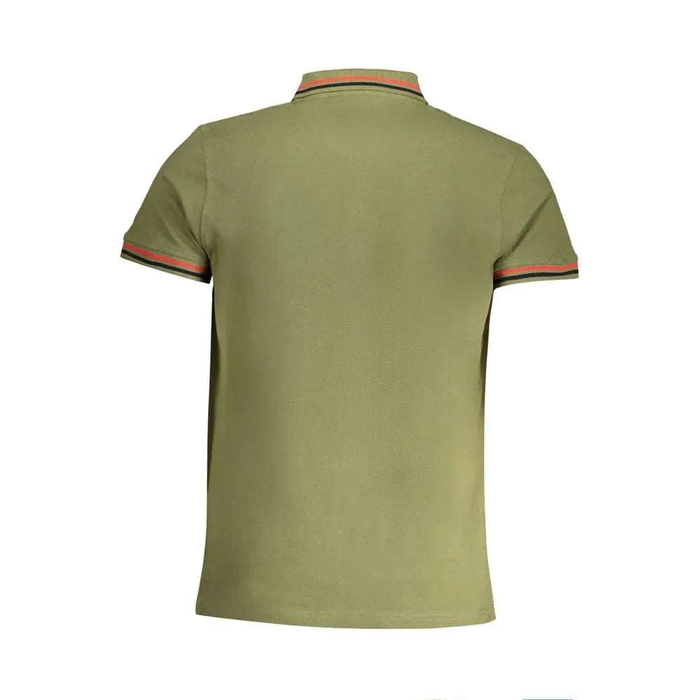 Cavalli Class Green Cotton Polo T-Shirt - Zeiniez