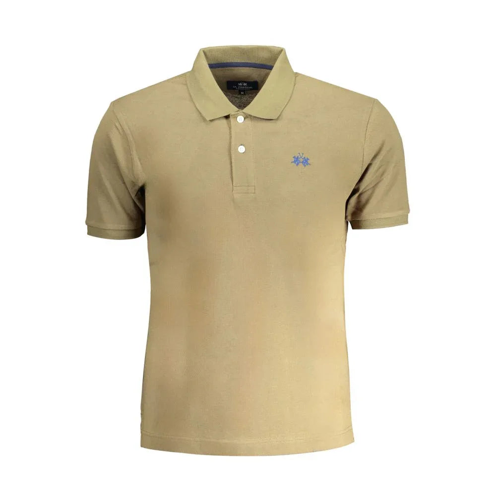 La Martina Verde Cotton Men's Polo Shirt - Zeiniez