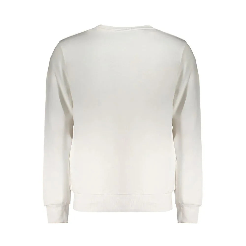 North Sails White Cotton Men Sweatshirt - Zeiniez