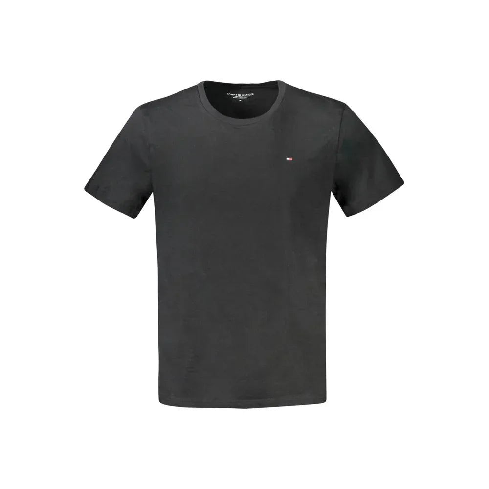 Tommy Hilfiger Black Cotton Men's T-Shirt - Zeiniez