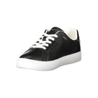 Tommy Hilfiger Black Leather Women Sneaker - Zeiniez