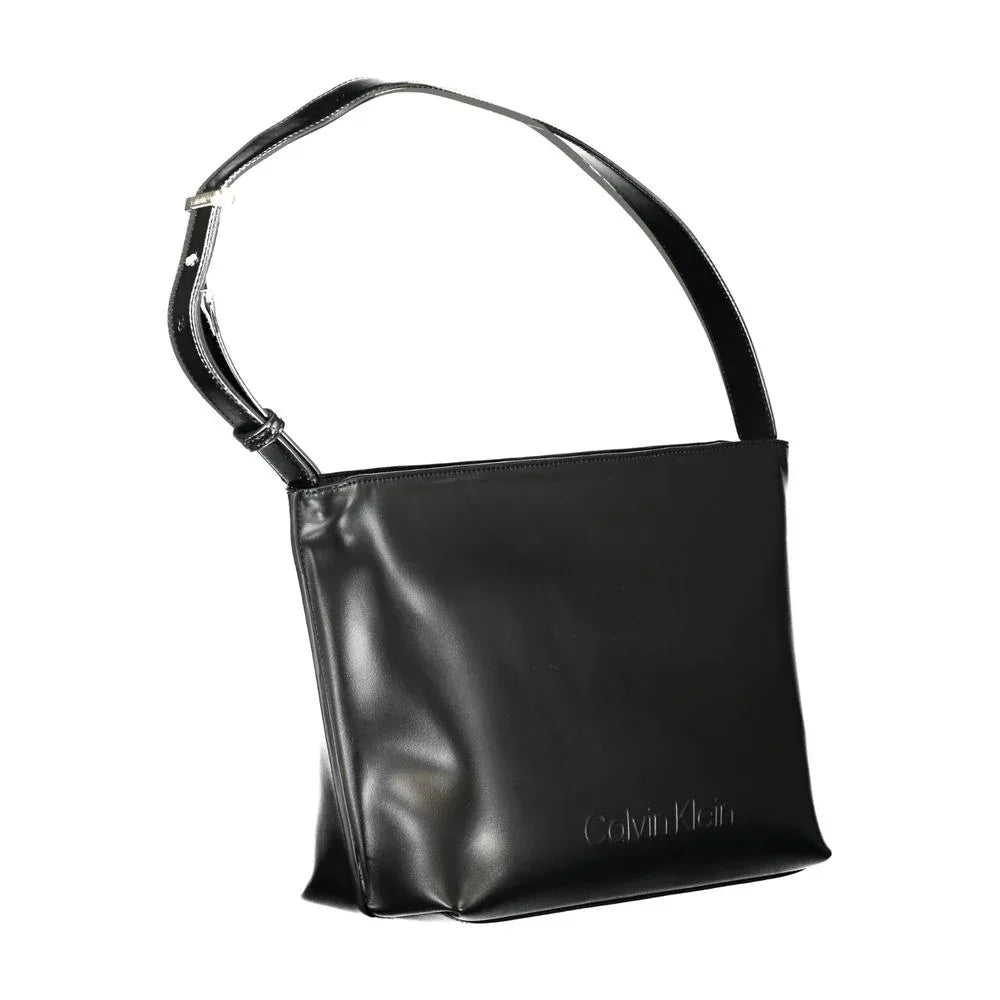 Calvin Klein Black Polyester Women Shoulder Bag - Zeiniez