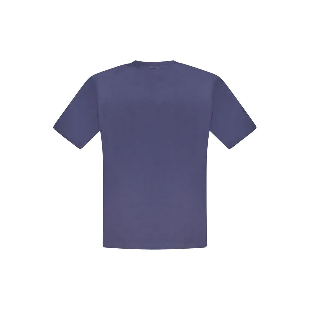 North Sails Blue Cotton Men T-Shirt - Zeiniez