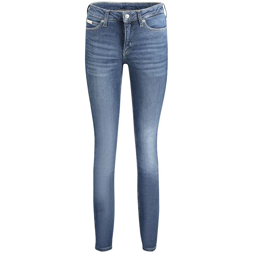 Calvin Klein Blu Cotton Women Jeans - Zeiniez