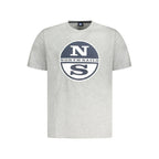 North Sails Grigio Cotton Mens T-Shirt - Zeiniez