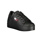 Tommy Hilfiger Black Polyurethane Women's Sneaker - Zeiniez