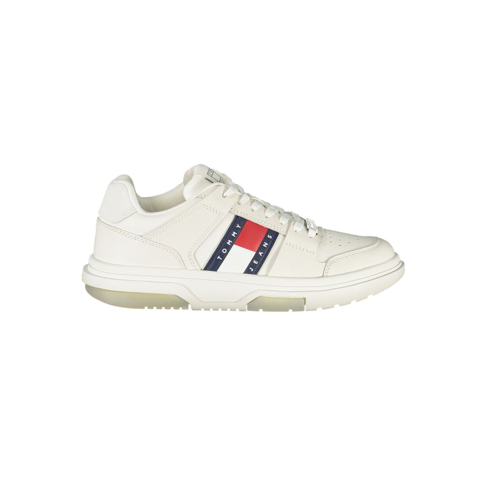 Tommy Hilfiger Bianco Polyurethane Women Sneaker - Zeiniez