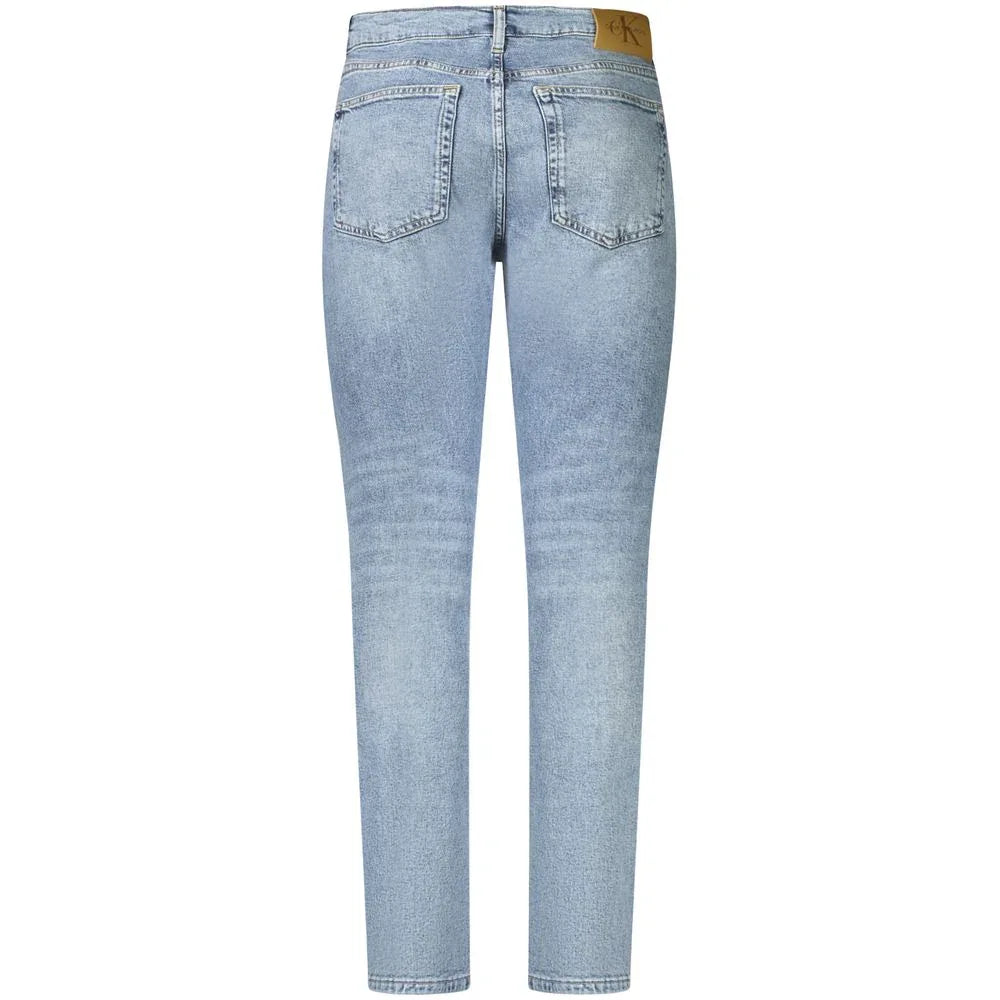 Calvin Klein Azzurro Cotton Mens Jeans - Zeiniez