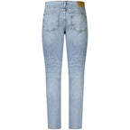 Calvin Klein Azzurro Cotton Mens Jeans - Zeiniez