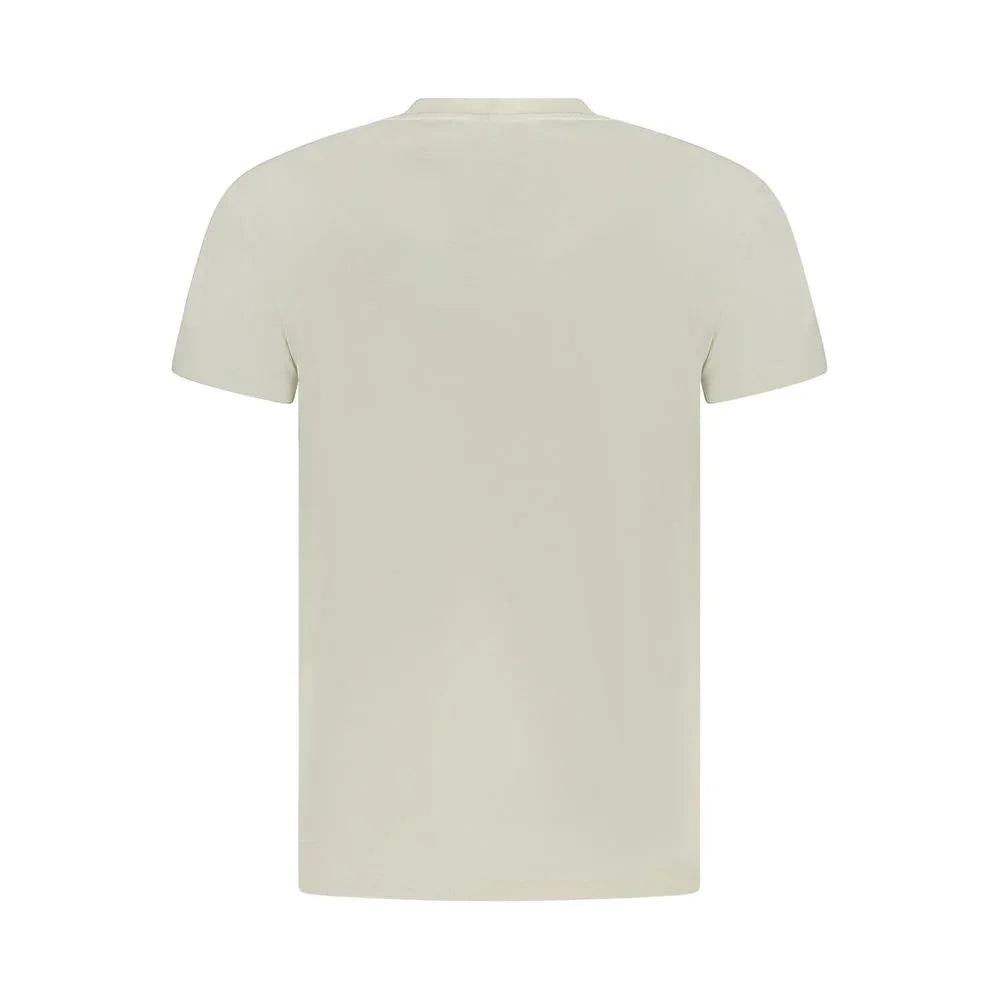Timberland Beige Cotton Men's T-Shirt - Zeiniez