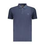 Timberland Blu Cotton Mens Polo - Zeiniez
