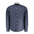 North Sails Blue Cotton Men Shirt - Zeiniez