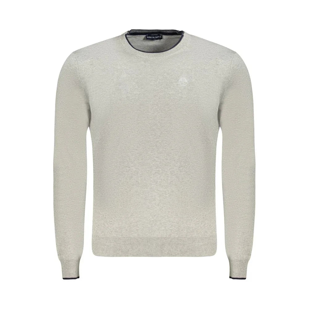 North Sails Grigio Cotton Mens Sweater - Zeiniez