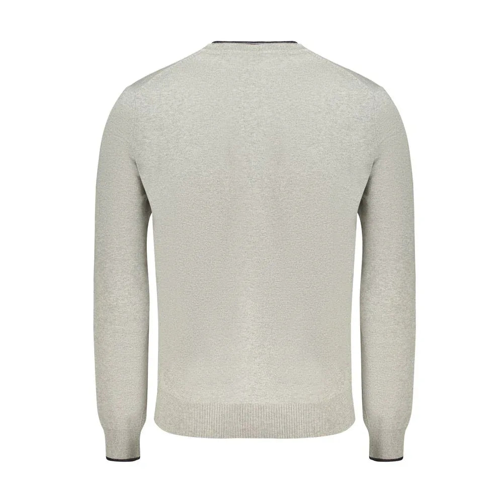 North Sails Grigio Cotton Mens Sweater - Zeiniez