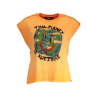 Desigual Arancione Cotton Women T-Shirt - Zeiniez