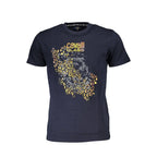 Cavalli Class Blue Cotton Men T-Shirt - Zeiniez