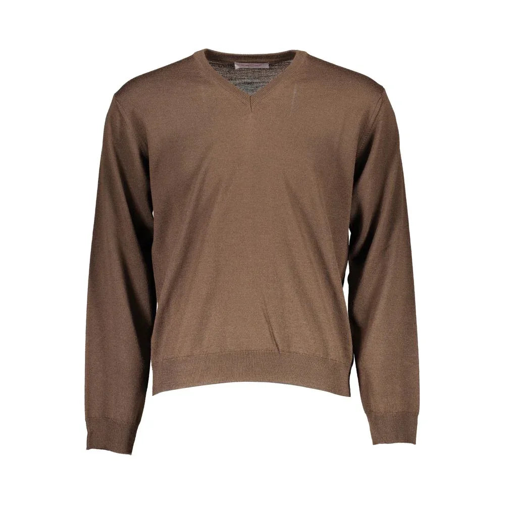 Romeo Gigli Marrone Lana Men Sweater - Zeiniez