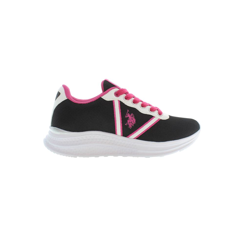 U.S. POLO ASSN. Black Polyester Women Sneaker - Zeiniez