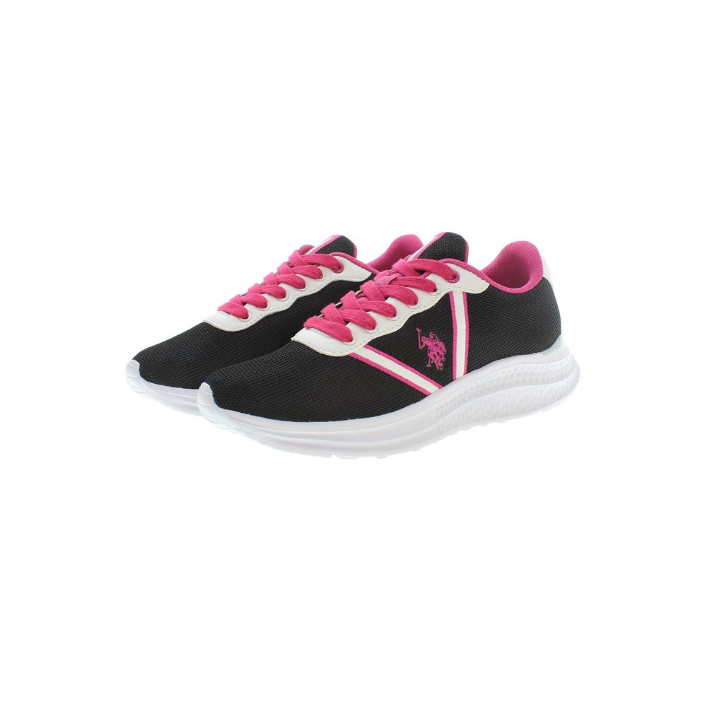 U.S. POLO ASSN. Black Polyester Women Sneaker - Zeiniez