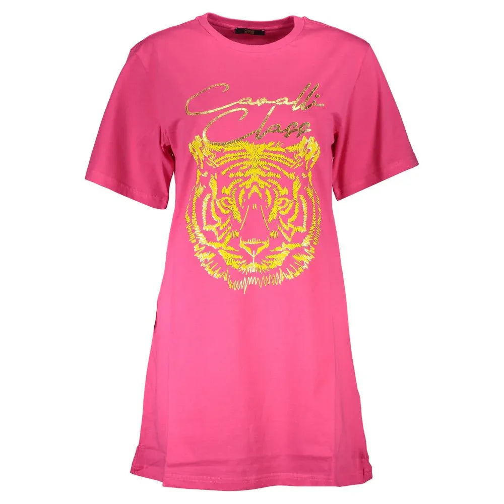 Cavalli Class Rosa Cotton Women T-Shirt - Zeiniez