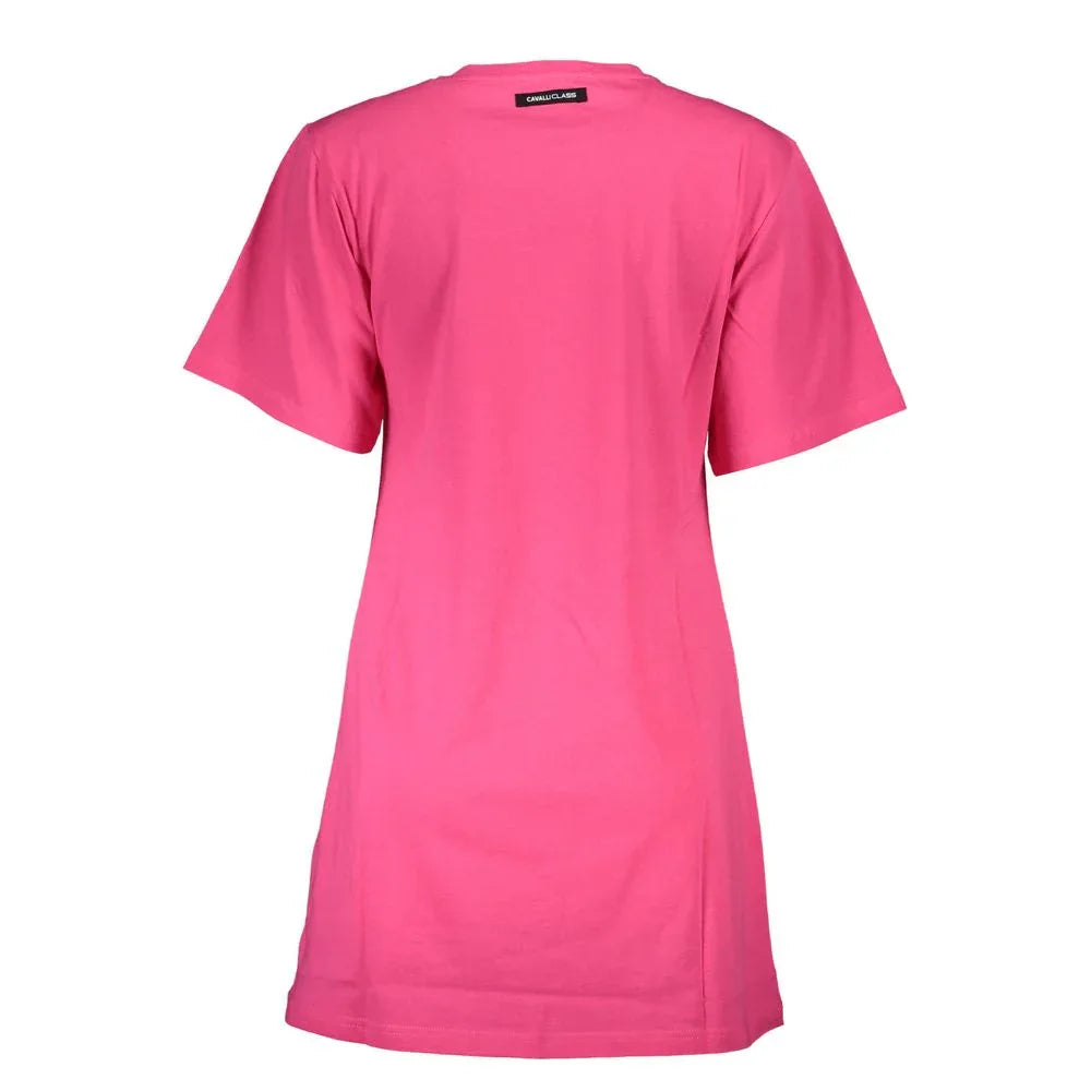 Cavalli Class Rosa Cotton Women T-Shirt - Zeiniez