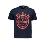 Plein Sport Blue Cotton Men's T-Shirt - Zeiniez