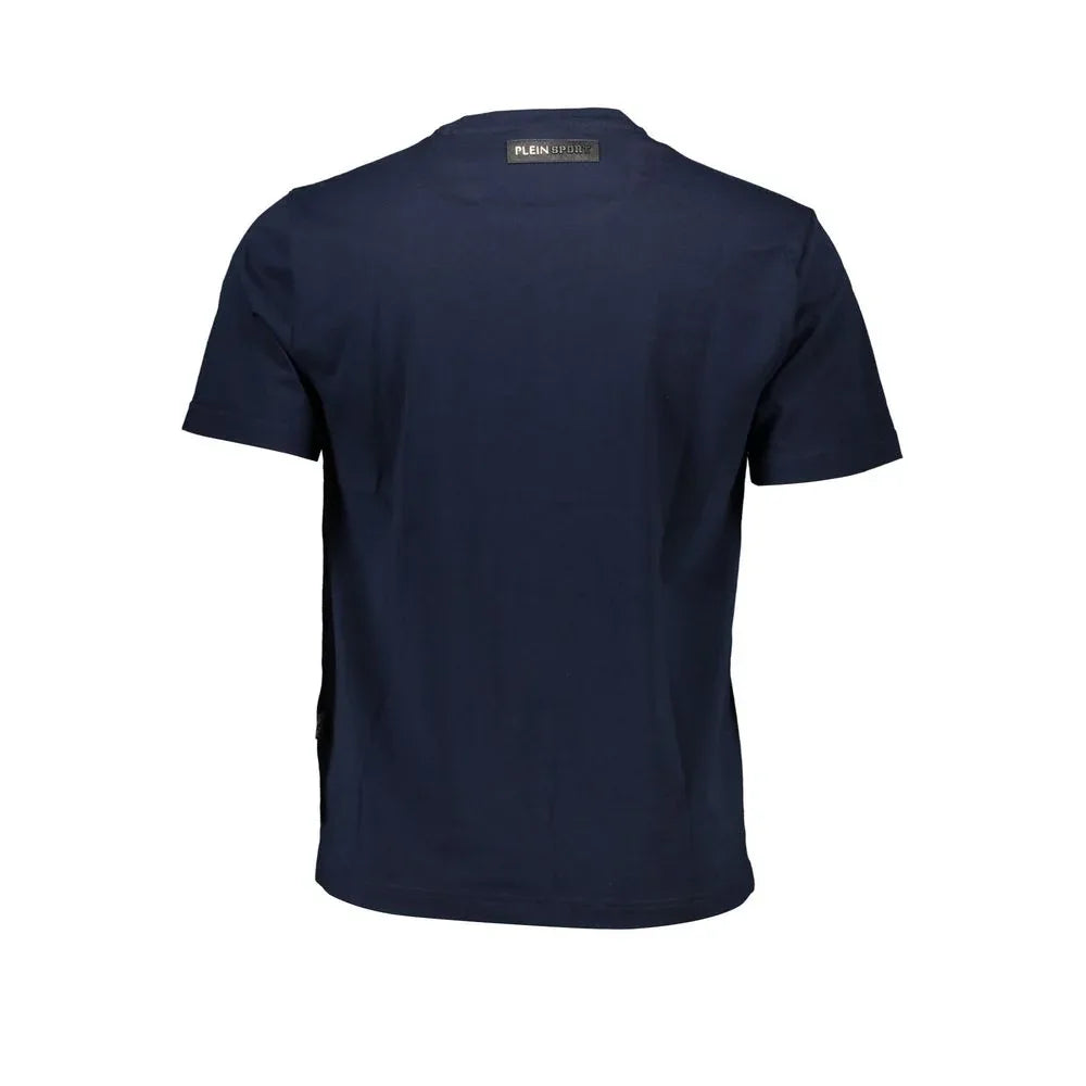 Plein Sport Blue Cotton Men's T-Shirt - Zeiniez